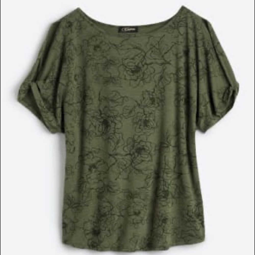 Cold Shoulder Knit Top by Colette - M